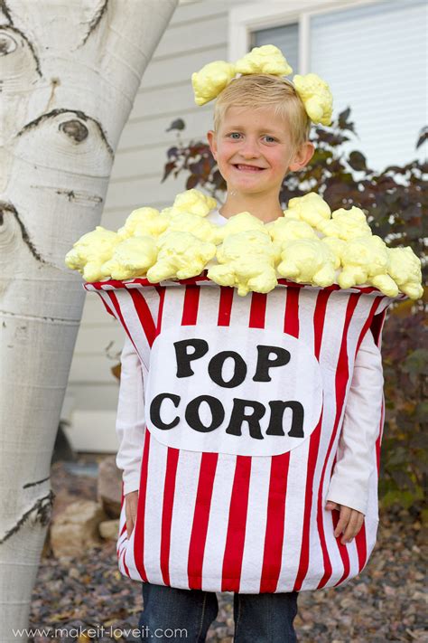 popcorn costume diy|popcorn halloween costume.